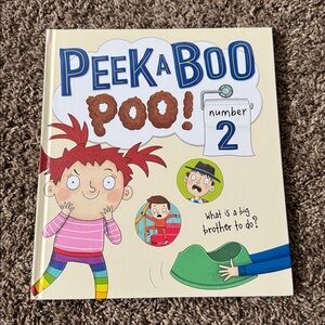 Peek A Boo Poo! Number 2 Book Hardcover Like New